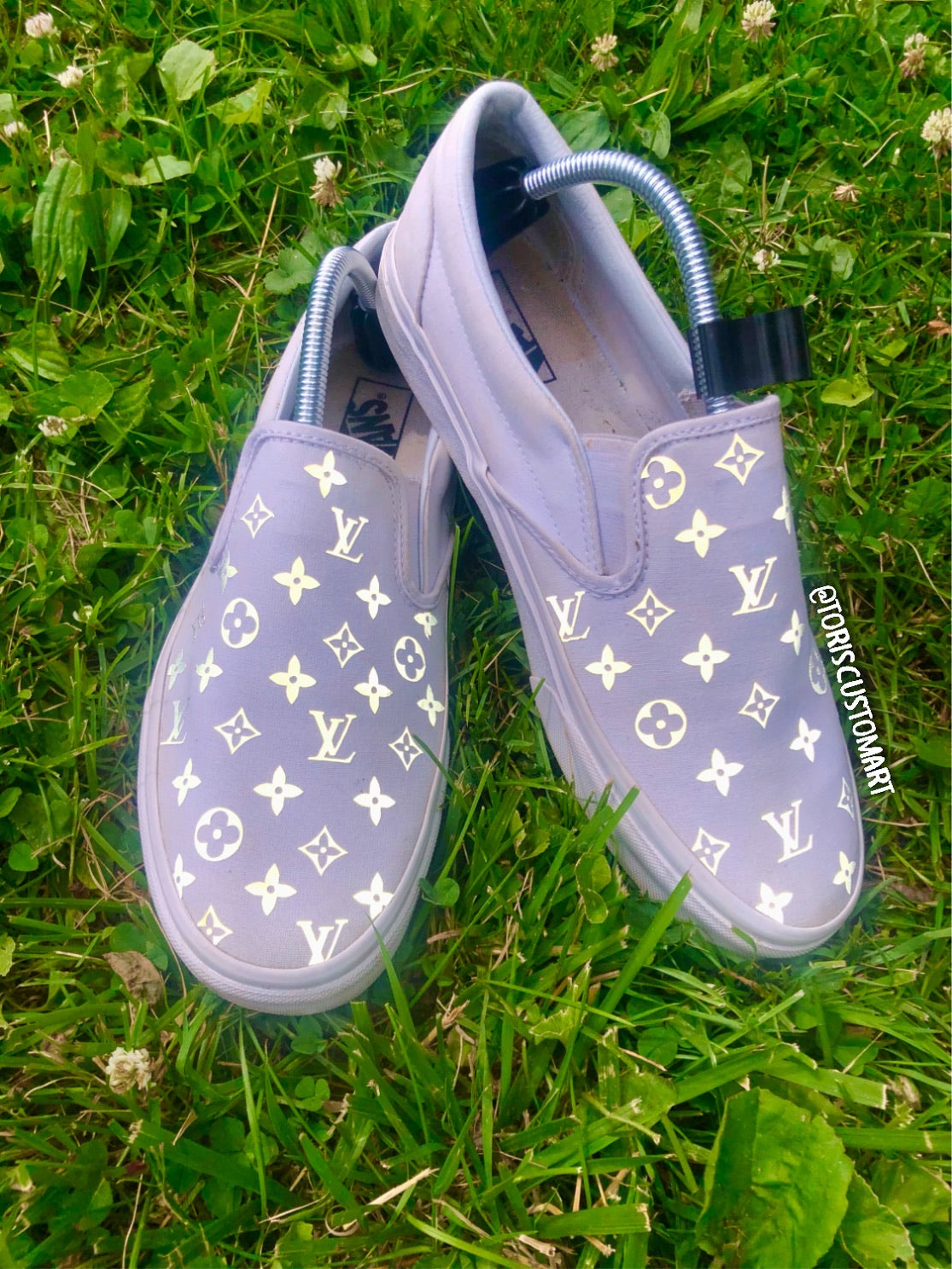 Custom Vans Shoes Louis Vuitton 